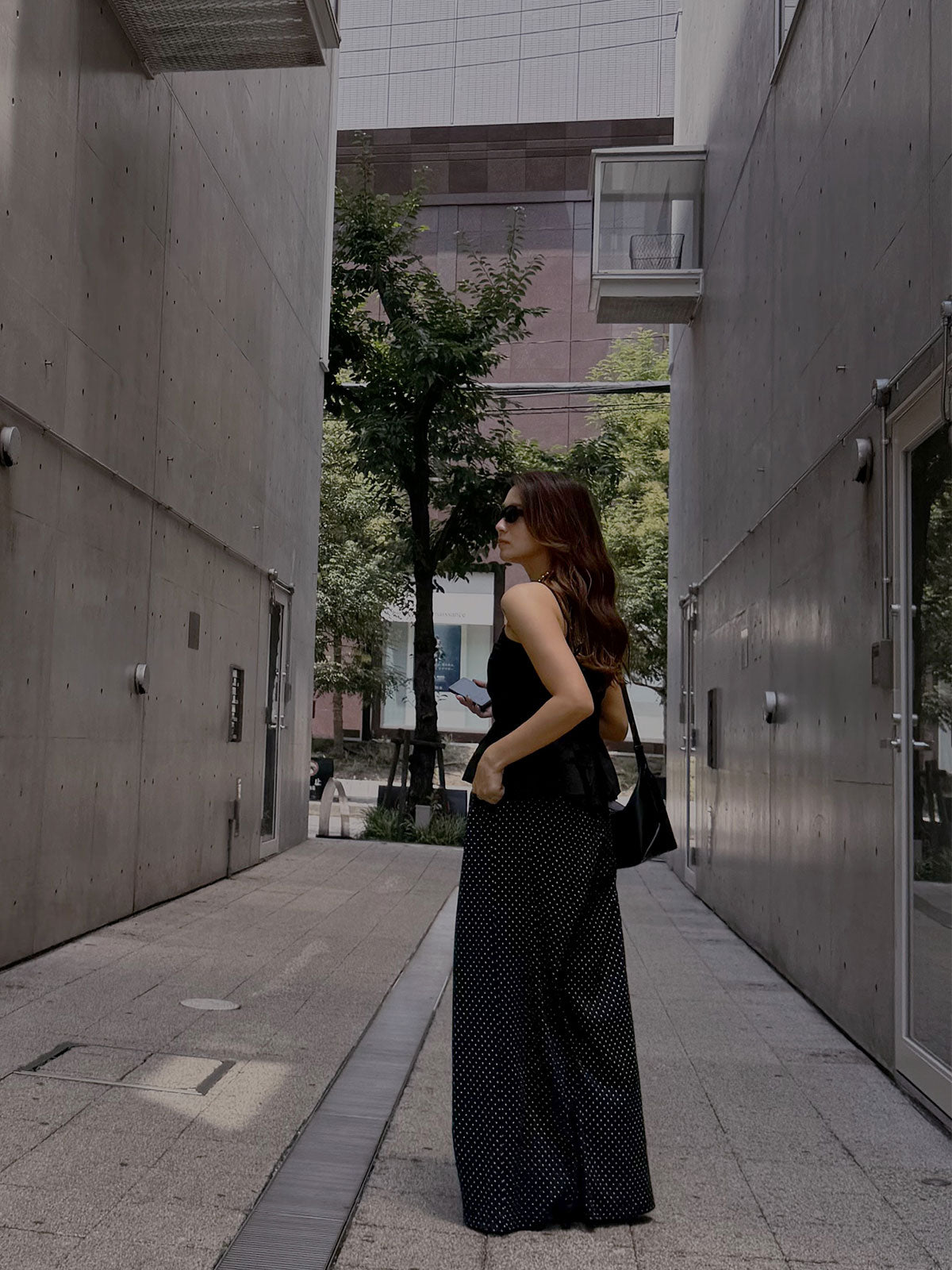 dot wide pants
